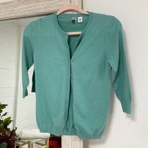 New 3/4 Sleeve Cotton Cardigan